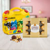 LEGO Creative Suitcase and ferrero