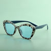 Gift Leopard Print Sunglasses with Personalized Case