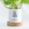 Buy Let Love Grow - Money Plant - Personalized