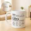Libra Facts Personalized Mug
