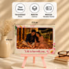 Gift Life Is Fun Personalized Diwali Photo Frame Stand
