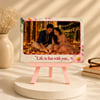 Life Is Fun Personalized Diwali Photo Frame Stand