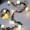 Shop Lightings Leaf Flower Garland String Lights - 5m