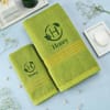 Lime Green Hand and Bath Personalized Towel Set Online