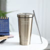 Gift Liquid Patience Personalized Golden Tumbler