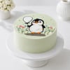 Buy Little Penguin Floral Cake