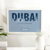 Live Your Dubai Dream Personalized Frame Online