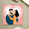Gift Long Distance Hug Couples Sandwich Photo Frame