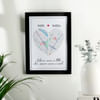 Long Distance Lovers Personalized Acrylic Frame Online
