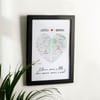 Gift Long Distance Lovers Personalized Acrylic Frame