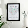 Long Distance Lovers Personalized Acrylic Frame Online
