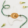 Gift Lord Ganesha Metal Rakhi