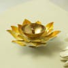 Gift Lotus Shaped Metal Diya