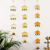 Lotus-shaped Wall Hanging For Diwali - Set Of 3 Online