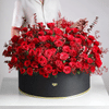 Gift Love Beyond Measure - 120 Red Rose Flowers Grand Bouquet