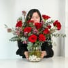 Shop Love In Roses Valentineï¿½s Day Flower Arrangement