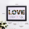 Gift Love Letters Personalized Couple Photo Frame