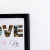 Shop Love Letters Personalized Couple Photo Frame