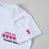 Gift Love Loading - Personalized Women's T-shirt - Grey