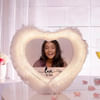 Buy Love Personalized LED Heart-shaped Fur Cushion