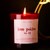 Gift Love Potion Hand Poured Scented Candle - Single Piece