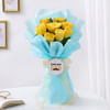 Love You Dad Yellow Rose Bouquet Online