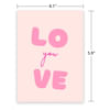Shop Love You Greeting Card - Single Piece
