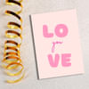 Love You Greeting Card - Single Piece Online