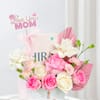 Gift Love You Mom Roses & Perfume Combo