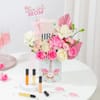 Love You Mom Roses & Perfume Combo
