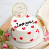 Gift Love You Personalized Anniversary Cake