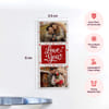 Gift Love You Personalized Photo Fridge Magnet For Valentine's Day