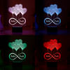 Buy Love You To Infinity Personalized LED Lamp