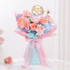 Gift Lovely Bouquet with Pink Roses & Spray Carnations