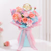 Lovely Mother's Day Bouquet with Pink Roses & Spray Carnations