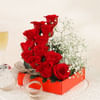 Lovely Red Roses in a Box Online