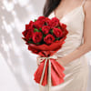 Gift Lovely Roses and Chocolate Bento Cake Combo