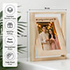 Gift Luck With You Personalized Rotating Wooden Frame