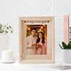 Shop Luck With You Personalized Rotating Wooden Frame