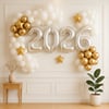 Luminous 2026 New Year Balloon décor