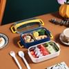 Shop Lunch Box - 2 Layer - Dual Tone - Assorted - Single Piece