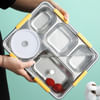 Buy Lunch Box - 5 Compartments - Reheatable - Single Piece