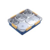 Shop Lunch Box - 5 Compartments - Reheatable - Single Piece