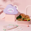 Buy Lunch Box With Cutlery - Cloud - Assorted - Single Piece