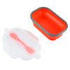 Gift Lunch Box With Spoon And Fork - Silicone - Single Piece