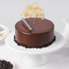Luscious Ganache New Year Truffle Cake
