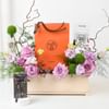 Luxe Blooms And Fragrance Gift Tray Hamper Online