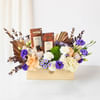 Buy Luxe Blooms And Gourmet Charm Arrangement