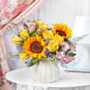 Luxe Floral Fountain in Vase Online