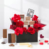 Luxe Red Roses and Chocolates Hamper